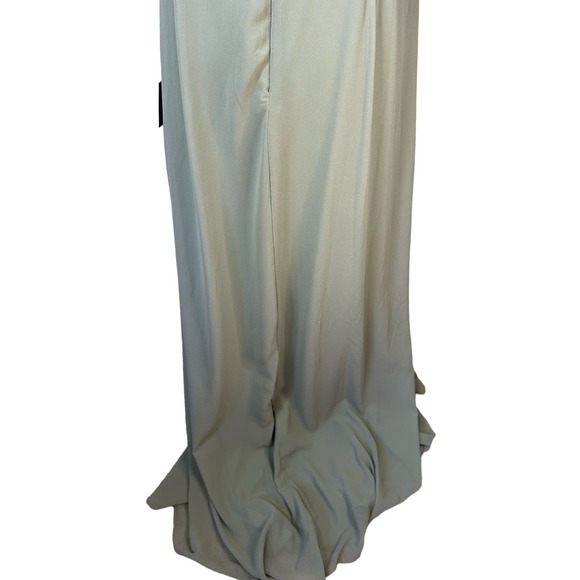 Lulus soft green XL spaghetti strap long formal - Picture 6 of 9